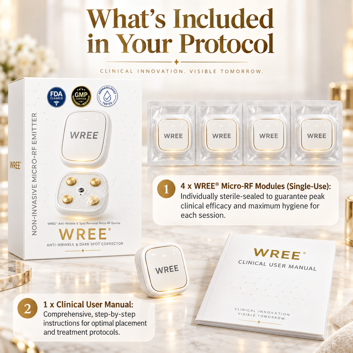 ⭐WREE® Anti-Wrinkle & Spot Removal Micro-RF Device